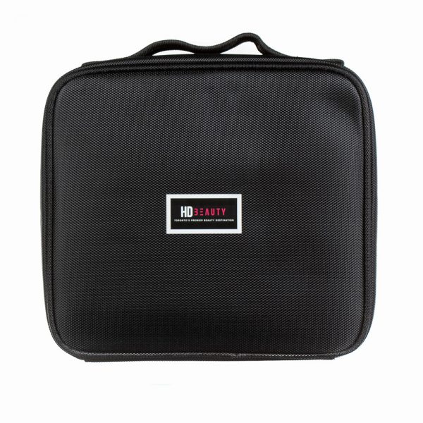 HD black portable cosmetic bag